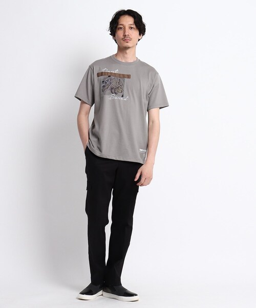 TAKEO KIKUCHI(タケオキクチ)の「◆The Message トリップトランク プリント Tシャツ(Tシャツ/カットソー・メンズ・ホワイト/ブラウン系その他・02/03/04)」の19枚目の写真