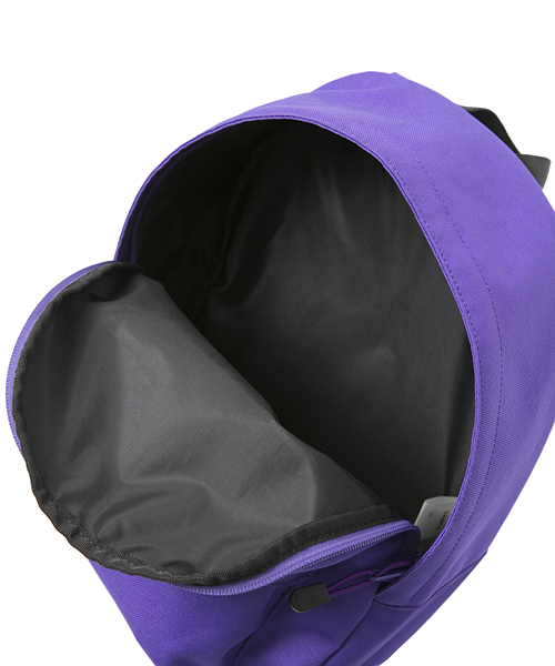 X-girl Stages（エックスガールステージス）の「【VER(ベリー)5月号掲載商品】BACKPACK LOGO（S）（バックパック/リュック・キッズ・ブラック/パープル/レッド・SMALL）」の7枚目の写真