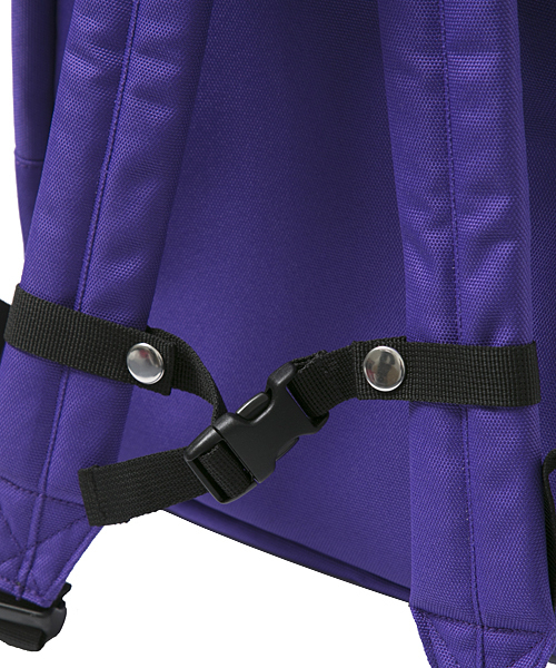 X-girl Stages（エックスガールステージス）の「【VER(ベリー)5月号掲載商品】BACKPACK LOGO（S）（バックパック/リュック・キッズ・ブラック/パープル/レッド・SMALL）」の10枚目の写真