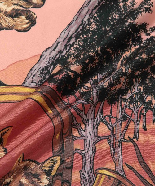 ROPE'（ロペ）の「リバイバル柄シルクスカーフ （Lサイズ）（バンダナ/スカーフ・レディース・ベージュ/ベージュ系その他/ワイン/ピンク系その他2・FREE）」の8枚目の写真