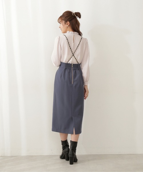 PROPORTION BODY DRESSING（プロポーションボディドレッシング）の「チェーンショルダータイトＳＫ / 1211220803（スカート・レディース・グレー/ブルー/ボルドー・MEDIUM/SMALL）」の21枚目の写真