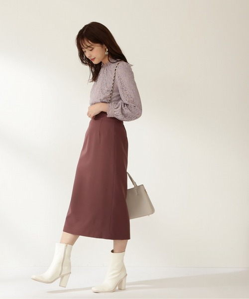 PROPORTION BODY DRESSING（プロポーションボディドレッシング）の「チェーンショルダータイトＳＫ / 1211220803（スカート・レディース・グレー/ブルー/ボルドー・MEDIUM/SMALL）」の20枚目の写真