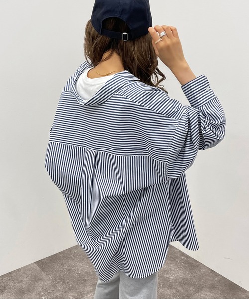 apres jour mignon(アプレジュールミニョン)の「アソートルーズシャツ 【ZOZOTOWN限定アイテム】(シャツ/ブラウス・レディース・オレンジ系その他/グリーン系その他/グリーン/ネイビー・フリー/X-LARGE)」の17枚目の写真