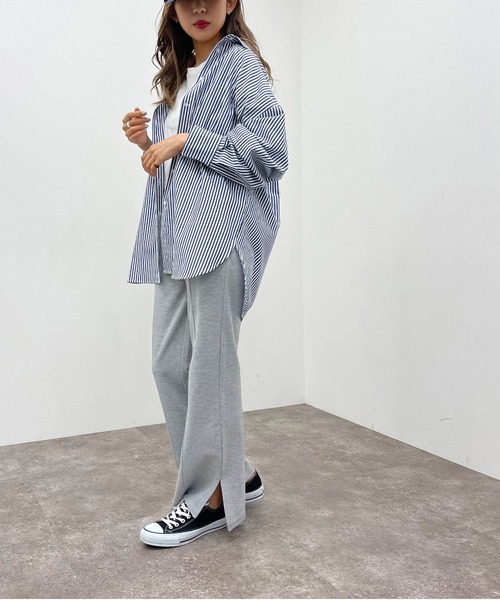 apres jour mignon(アプレジュールミニョン)の「アソートルーズシャツ 【ZOZOTOWN限定アイテム】(シャツ/ブラウス・レディース・オレンジ系その他/グリーン系その他/グリーン/ネイビー・フリー/X-LARGE)」の21枚目の写真