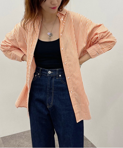 apres jour mignon(アプレジュールミニョン)の「アソートルーズシャツ 【ZOZOTOWN限定アイテム】(シャツ/ブラウス・レディース・オレンジ系その他/グリーン系その他/グリーン/ネイビー・フリー/X-LARGE)」の14枚目の写真