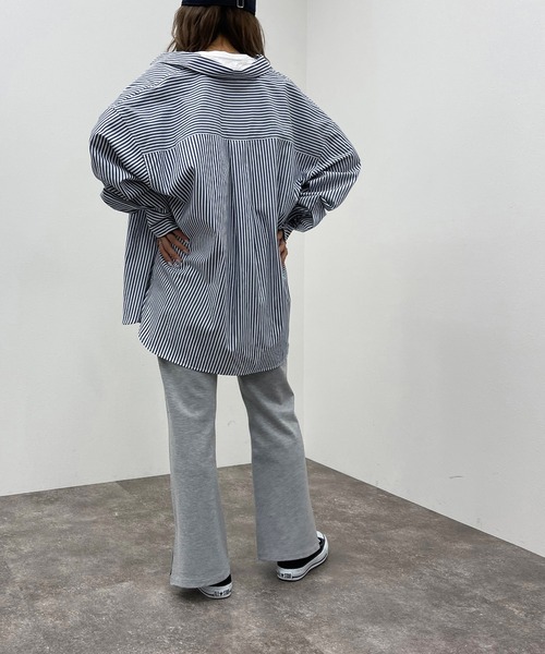 apres jour mignon(アプレジュールミニョン)の「アソートルーズシャツ 【ZOZOTOWN限定アイテム】(シャツ/ブラウス・レディース・オレンジ系その他/グリーン系その他/グリーン/ネイビー・フリー/X-LARGE)」の7枚目の写真