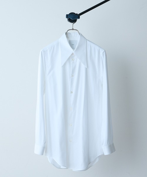 Lui's(ルイス)の「ポイントカラーシャツ(シャツ/ブラウス・メンズ・ホワイト/ブラック・SMALL/MEDIUM)」の2枚目の写真