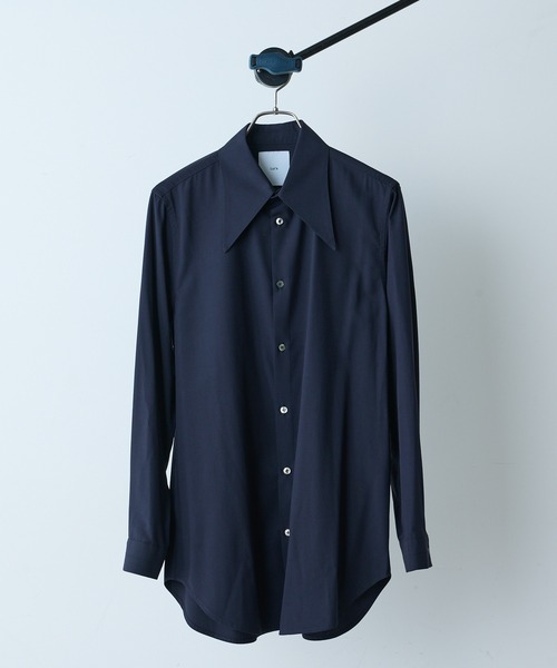 Lui's(ルイス)の「ポイントカラーシャツ(シャツ/ブラウス・メンズ・ホワイト/ブラック・SMALL/MEDIUM)」の1枚目の写真