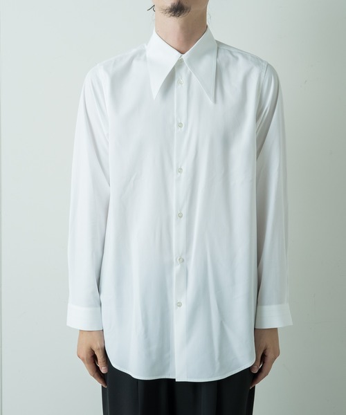 Lui's(ルイス)の「ポイントカラーシャツ(シャツ/ブラウス・メンズ・ホワイト/ブラック・SMALL/MEDIUM)」の14枚目の写真