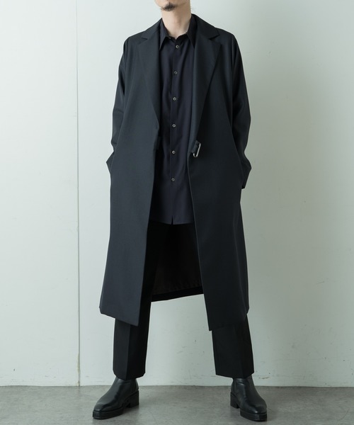 Lui's(ルイス)の「ポイントカラーシャツ(シャツ/ブラウス・メンズ・ホワイト/ブラック・SMALL/MEDIUM)」の3枚目の写真