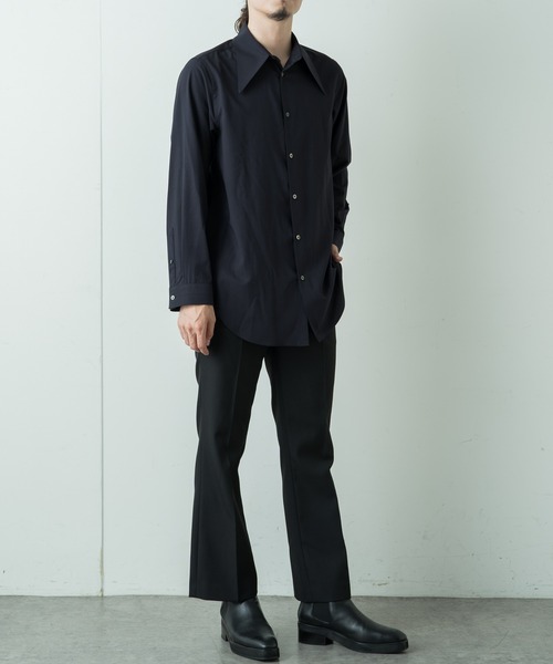 Lui's(ルイス)の「ポイントカラーシャツ(シャツ/ブラウス・メンズ・ホワイト/ブラック・SMALL/MEDIUM)」の15枚目の写真