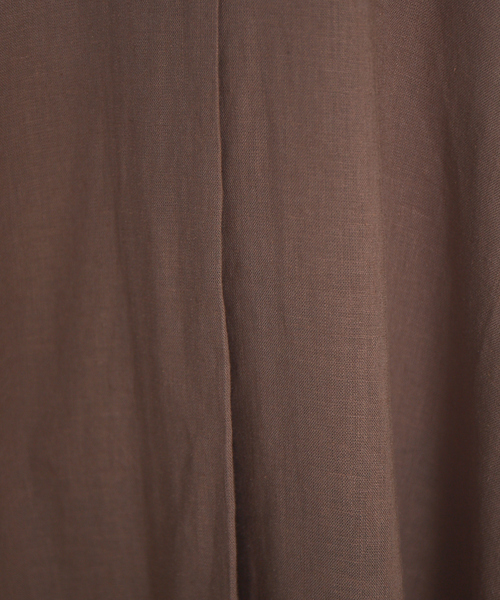 abahouse mavie（アバハウスマヴィ）の「ecru　レーヨンリネンスキッパーワンピース（ワンピース・レディース・ブラウン/ブラック/カーキ・フリー）」の11枚目の写真