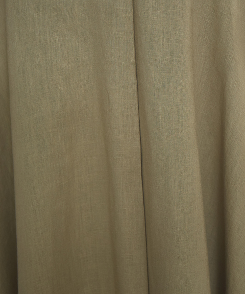 abahouse mavie（アバハウスマヴィ）の「ecru　レーヨンリネンスキッパーワンピース（ワンピース・レディース・ブラウン/ブラック/カーキ・フリー）」の6枚目の写真