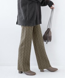 ジャガードニットパンツ◆