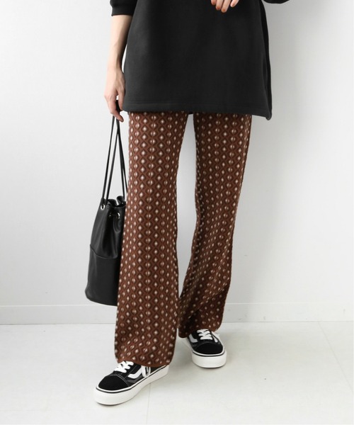 JOURNAL STANDARD relume(ジャーナルスタンダード レリューム)の「ジャガードニットパンツ◆(その他パンツ・レディース・ブラウン/グリーン/カーキ・FREE)」の7枚目の写真