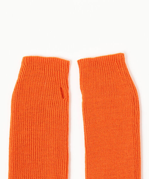 BEAMS BOY（ビームスボーイ）の「BEAMS BOY / リブ ロング アーム ウォーマー（アームカバー・レディース・グレー/オレンジ/オリーブ・ONE SIZE）」の9枚目の写真