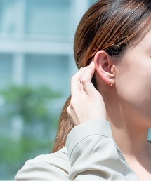 Jewel closet by L&Co.（ジュエルクローゼットバイエルアンドコー）の「K10 フープピアス（ピアス（両耳用））」