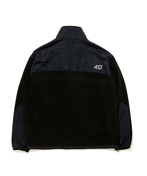 430（フォーサーティ）の「【430】FLEECE FULL ZIP JACKET（ナイロンジャケット・メンズ・ネイビー/ブラック・1/2/3）」の7枚目の写真