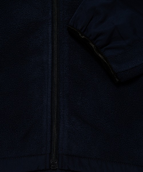 430（フォーサーティ）の「【430】FLEECE FULL ZIP JACKET（ナイロンジャケット・メンズ・ネイビー/ブラック・1/2/3）」の5枚目の写真