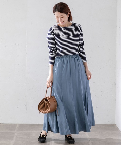 URBAN RESEARCH Sonny Label（アーバンリサーチサニーレーベル）の「マチ切り替えフレアスカート（スカート・レディース・ブラック/ブルー/グレー系その他・FREE）」の14枚目の写真