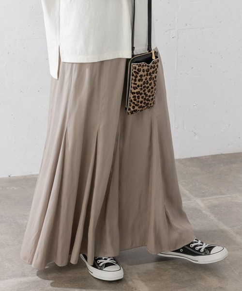 URBAN RESEARCH Sonny Label（アーバンリサーチサニーレーベル）の「マチ切り替えフレアスカート（スカート・レディース・ブラック/ブルー/グレー系その他・FREE）」の7枚目の写真