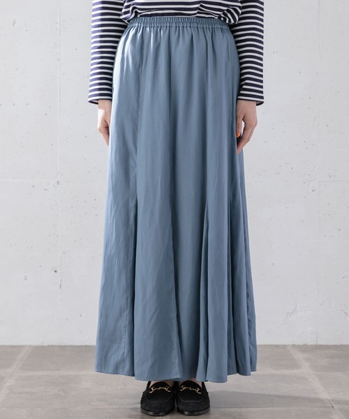 URBAN RESEARCH Sonny Label（アーバンリサーチサニーレーベル）の「マチ切り替えフレアスカート（スカート・レディース・ブラック/ブルー/グレー系その他・FREE）」の15枚目の写真