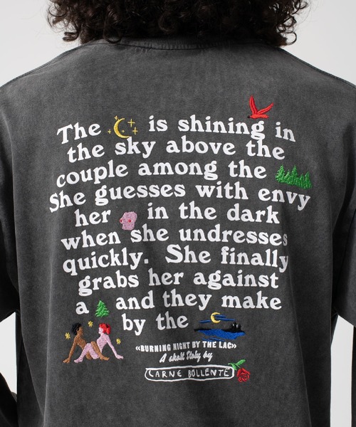 Carne Bollente(カルネボレンテ)の「【Carne Bollente】BURNING NIGHTS L/S Tシャツ(Tシャツ/カットソー・メンズ・ブラック/その他・XL/L/S/M)」の7枚目の写真