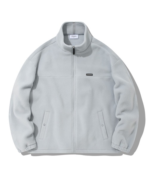 COVERNAT(カバーナット)の「【COVERNAT】FLEECE ZIP-UP JACKET / カバーナット ワンポイント ロゴ フリース ジップアップ ジャケット(ブルゾン・メンズ・ブラック/ベージュ/ブラウン/アイボリー/パープル/オリーブ/ライトブルー・LARGE/SMALL/MEDIUM/X-LARGE)」の6枚目の写真