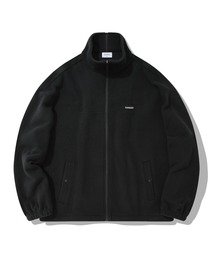 【COVERNAT】FLEECE ZIP-UP JACKET / カバーナット ワンポイント ロゴ フリース ジップアップ ジャケット