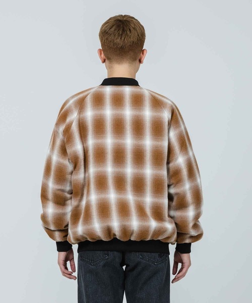 XLARGE（エクストララージ）の「REVERSIBLE QUILTED BOMBER JACKET（ブルゾン・メンズ・ブラック/ブラウン/ネイビー・M/XL/S/L）」の4枚目の写真