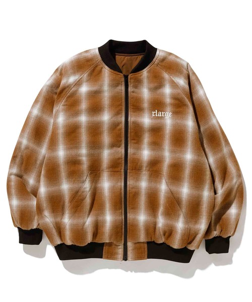XLARGE（エクストララージ）の「REVERSIBLE QUILTED BOMBER JACKET（ブルゾン・メンズ・ブラック/ブラウン/ネイビー・M/XL/S/L）」の15枚目の写真