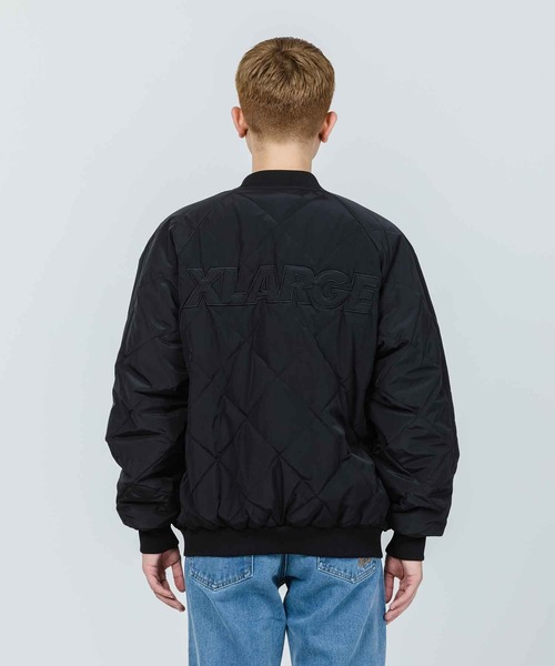 XLARGE（エクストララージ）の「REVERSIBLE QUILTED BOMBER JACKET（ブルゾン・メンズ・ブラック/ブラウン/ネイビー・M/XL/S/L）」の7枚目の写真