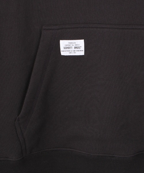 schott(ショット)の「【WEB LIMITED】セットアップ対応 Schott/ショット/HEAVY WEIGHT PARKA "Liberty and prosperity"/ヘビーウェイト パーカー(パーカー・メンズ・チャコールグレー/ダークグリーン/グレー・MEDIUM/LARGE/X-LARGE/XX-LARGE)」の10枚目の写真