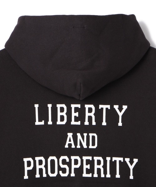 schott(ショット)の「【WEB LIMITED】セットアップ対応 Schott/ショット/HEAVY WEIGHT PARKA "Liberty and prosperity"/ヘビーウェイト パーカー(パーカー・メンズ・チャコールグレー/ダークグリーン/グレー・MEDIUM/LARGE/X-LARGE/XX-LARGE)」の5枚目の写真
