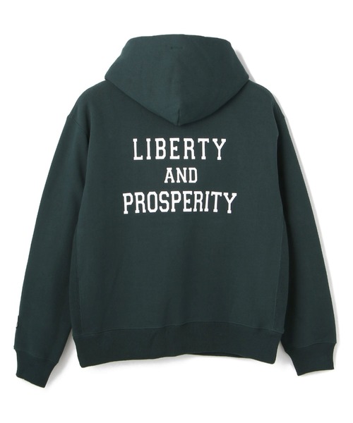schott(ショット)の「【WEB LIMITED】セットアップ対応 Schott/ショット/HEAVY WEIGHT PARKA "Liberty and prosperity"/ヘビーウェイト パーカー(パーカー・メンズ・チャコールグレー/ダークグリーン/グレー・MEDIUM/LARGE/X-LARGE/XX-LARGE)」の7枚目の写真