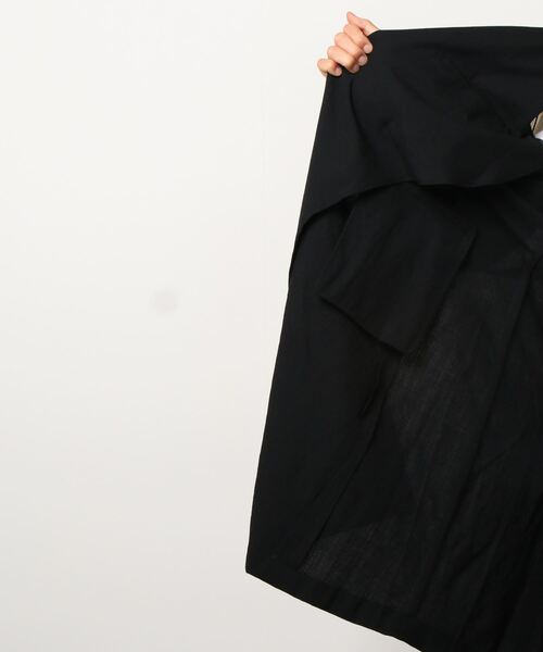 ROBES&CONFECTIONS(ローブスコンフェクションズ)の「Robes & Confections/ローブス&コンフェクションズ/WOOL ALBATROSS COAT(ステンカラーコート・メンズ・ブラック・3)」の2枚目の写真