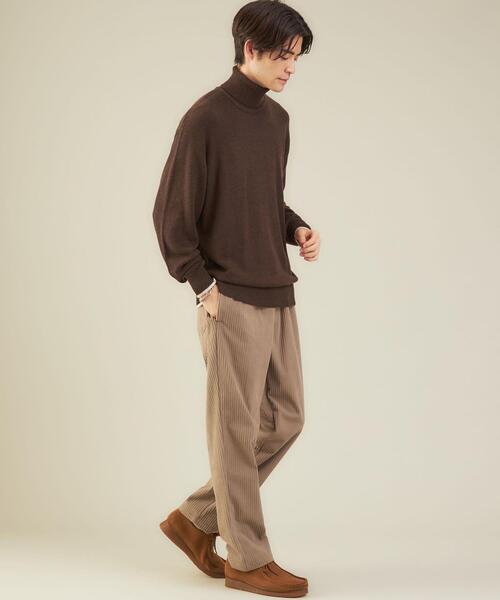 green label relaxing by 風早ゆうた(グリーンレーベルリラクシングバイカゼハヤユウタ)の「【WEB限定】<KZ×green label relaxing>タートルネック ニット セーター(ニット/セーター・メンズ・ブラック/ブラウン・L/M)」の11枚目の写真