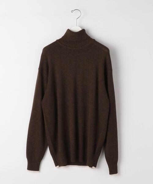 green label relaxing by 風早ゆうた(グリーンレーベルリラクシングバイカゼハヤユウタ)の「【WEB限定】<KZ×green label relaxing>タートルネック ニット セーター(ニット/セーター・メンズ・ブラック/ブラウン・L/M)」の5枚目の写真