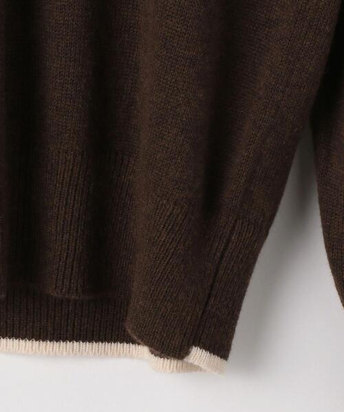 green label relaxing by 風早ゆうた(グリーンレーベルリラクシングバイカゼハヤユウタ)の「【WEB限定】<KZ×green label relaxing>タートルネック ニット セーター(ニット/セーター・メンズ・ブラック/ブラウン・L/M)」の3枚目の写真