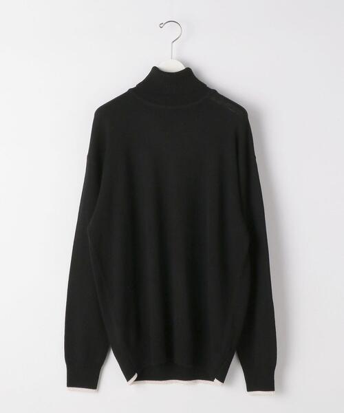 green label relaxing by 風早ゆうた(グリーンレーベルリラクシングバイカゼハヤユウタ)の「【WEB限定】<KZ×green label relaxing>タートルネック ニット セーター(ニット/セーター・メンズ・ブラック/ブラウン・L/M)」の15枚目の写真