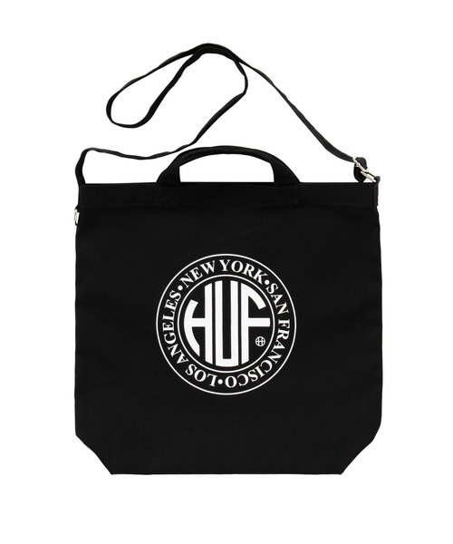HUF(ハフ)の「REGIONAL 2WAY TOTE BAG / HUF トートバッグ(トートバッグ・メンズ・ナチュラル/ブラック・O/S)」の9枚目の写真