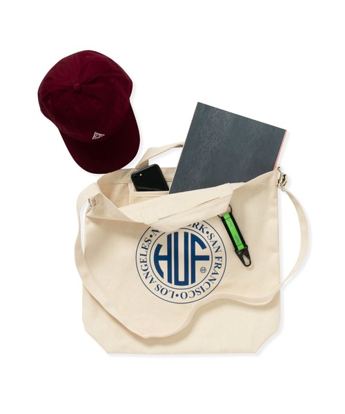 HUF(ハフ)の「REGIONAL 2WAY TOTE BAG / HUF トートバッグ(トートバッグ・メンズ・ナチュラル/ブラック・O/S)」の16枚目の写真
