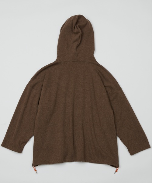 And A(アンドエー)の「AlexanderLeeChang アレキサンダーリーチャン / BOMBER HEAT BIG HOODIE ボンバーヒート ビッグシルエット フーディー パーカー / AC012122(パーカー・メンズ・グレー/ブラウン/ネイビー・ONE SIZE)」の21枚目の写真