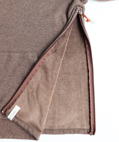 And A(アンドエー)の「AlexanderLeeChang アレキサンダーリーチャン / BOMBER HEAT BIG HOODIE ボンバーヒート ビッグシルエット フーディー パーカー / AC012122(パーカー・メンズ・グレー/ブラウン/ネイビー・ONE SIZE)」の6枚目の写真