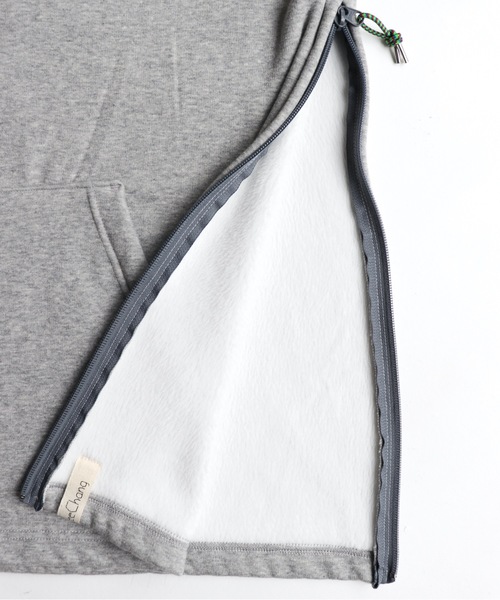 And A(アンドエー)の「AlexanderLeeChang アレキサンダーリーチャン / BOMBER HEAT BIG HOODIE ボンバーヒート ビッグシルエット フーディー パーカー / AC012122(パーカー・メンズ・グレー/ブラウン/ネイビー・ONE SIZE)」の22枚目の写真