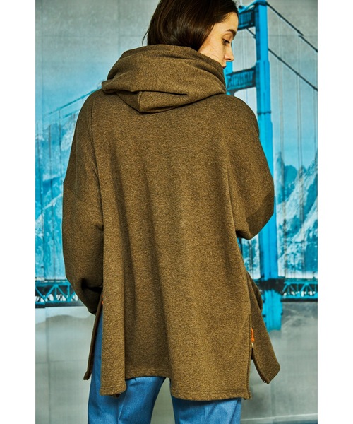 And A(アンドエー)の「AlexanderLeeChang アレキサンダーリーチャン / BOMBER HEAT BIG HOODIE ボンバーヒート ビッグシルエット フーディー パーカー / AC012122(パーカー・メンズ・グレー/ブラウン/ネイビー・ONE SIZE)」の12枚目の写真