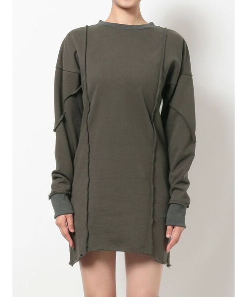 EMODA（エモダ）の「アウトスイッチングミニワンピース（ワンピース・レディース・ブラック/グレー/アイボリー・FREE）」の13枚目の写真