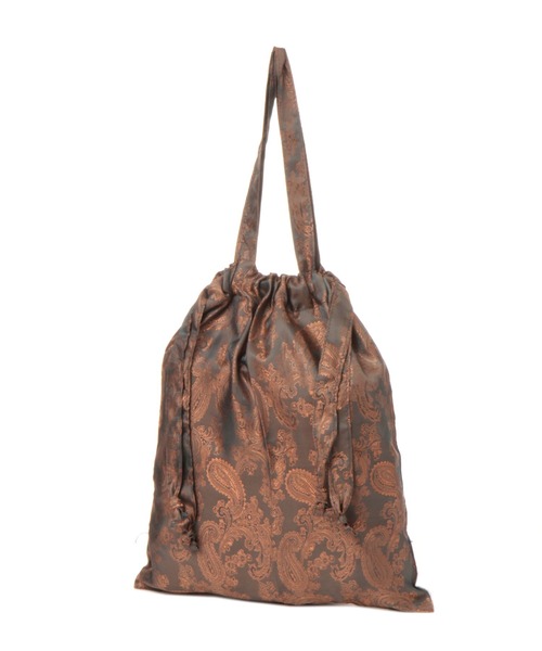 HOLLINGWORTH COUNTRY OUTFITTERS(ホリングワース カントリーアウトフィッターズ)の「【ホリングワースカントリーアウトフィッターズ】ドローコードレギュラートートバッグ(トートバッグ・レディース・ブラック/グレー/イエロー・0)」の2枚目の写真