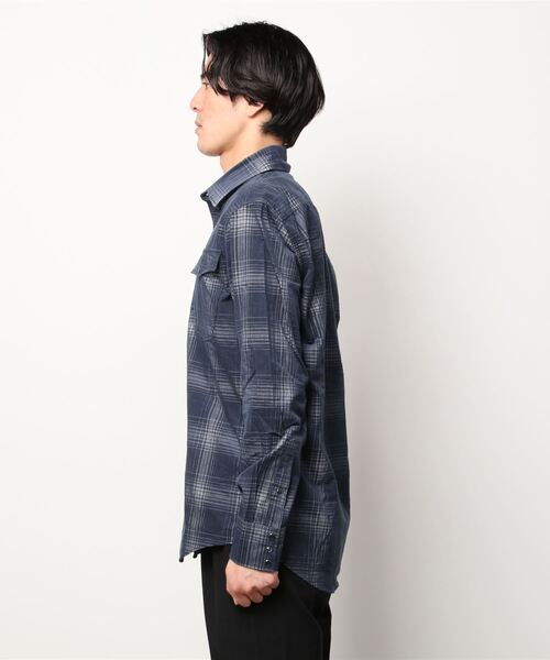 G-STAR（ジースター）の「3301 SLIM SHIRT CHECK/チェックシャツ（シャツ/ブラウス・メンズ・チェック/ブルー系その他・MEDIUM/X-SMALL/X-LARGE/SMALL/LARGE）」の16枚目の写真