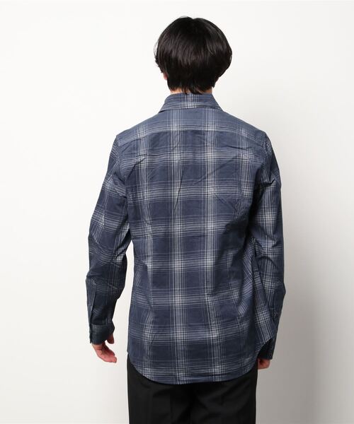 G-STAR（ジースター）の「3301 SLIM SHIRT CHECK/チェックシャツ（シャツ/ブラウス・メンズ・チェック/ブルー系その他・MEDIUM/X-SMALL/X-LARGE/SMALL/LARGE）」の17枚目の写真